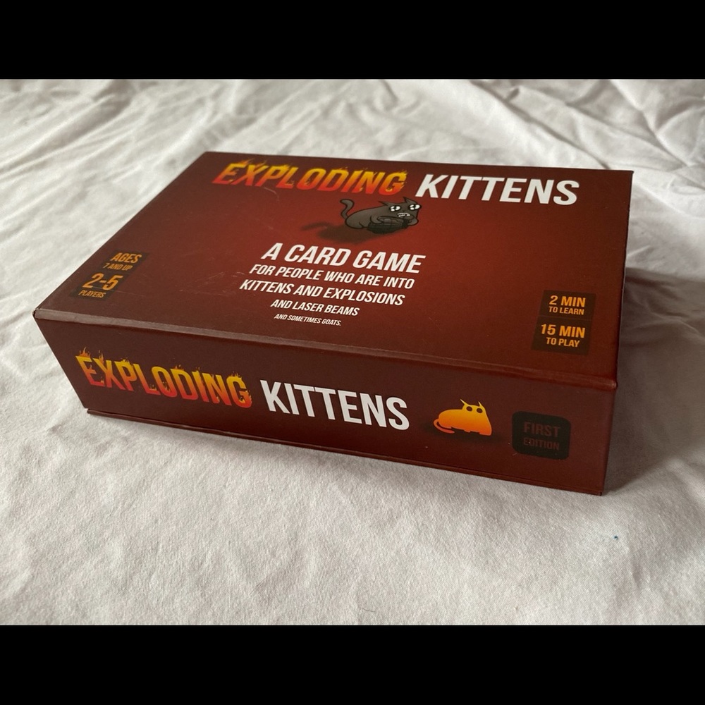 Exploding Kittens 1st Ed + NSFW expansion pack